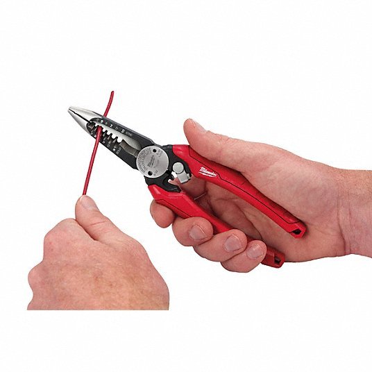 Milwaukee 48-22-3079 Wire Peeler, Overall Length 7 3/4 in, Capacity 20 to 10 AWG, Alloy Steel