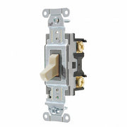 Hubbell CSB120BI Wall Switch, 20A, Ivory, Toggle, 120/277VAC