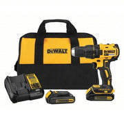 DeWalt DCD777C2 Drill 20V DC, Compact, 1/2 in Chuck, 1,750 RPM Max., Brushless Motor, (2) 1.5 Ah, 20V MAX