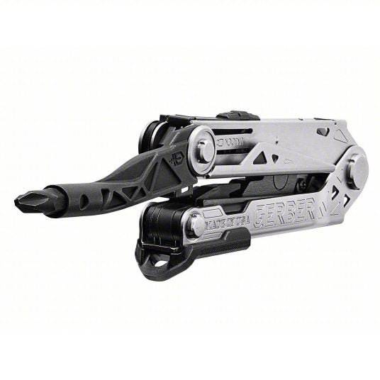 Gerber 30-001197 Multi-Tool Plier, 14 Tools, 14 Functions, 4 3/4 in Closed Lg, 6 5/8 in Open Lg