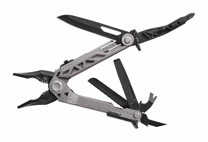 Gerber 30-001193N Multi-Tool Plier, 14 Tools, 14 Functions, 4 3/4 in Closed Lg, 6 5/8 in Open Lg
