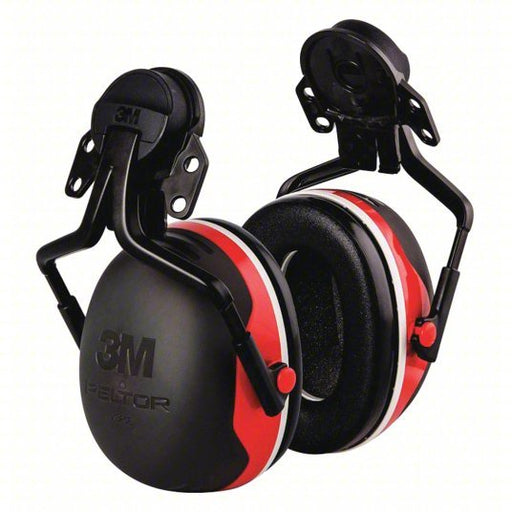 3M Peltor X3P5E Ear Muffs Hard Hat-Mounted Earmuff, Passive, 25 dB NRR, Dielectric, Black