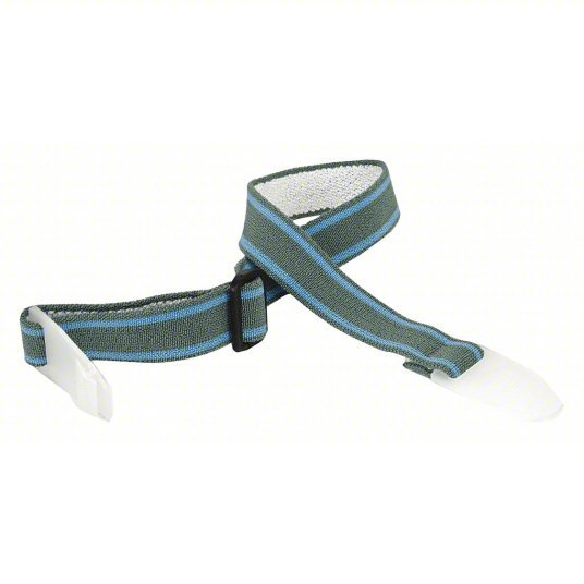 MSA 10171107 Chin Strap, 2 Attachment Points, Polyester, Gray, 10 PK