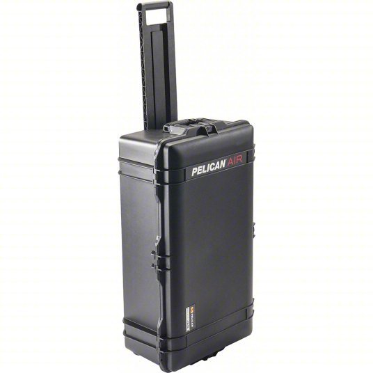 Pelican 1615AIRNF Protective Air Case 15 1/2 in x 29 5/8 in x 9 3/8 in Inside, Black, Mobile, 14 lb Wt