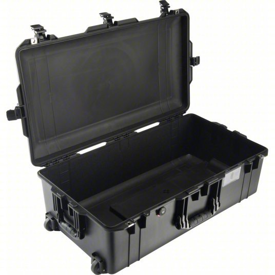 Pelican 1615AIRNF Protective Air Case 15 1/2 in x 29 5/8 in x 9 3/8 in Inside, Black, Mobile, 14 lb Wt