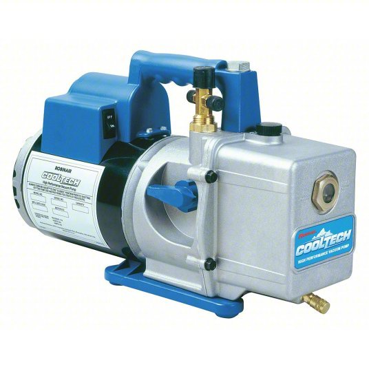 Robinair 15600 Refrigerant Evacuation Pump 6 cfm Displacement, 1/2 hp HP, 15 micron