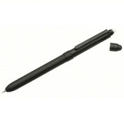 Ability One 7520-01-646-1095 Black/Red, 0.8 mm Pen Tip, Retractable, Brass, Stylus On Top of The Eraser Cap, Black