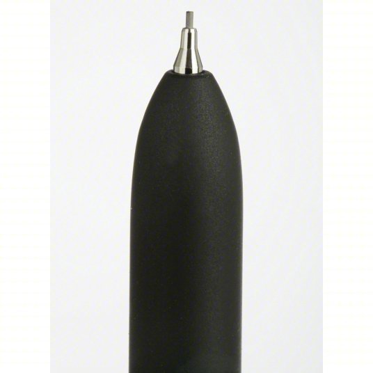 Ability One 7520-01-646-1095 Black/Red, 0.8 mm Pen Tip, Retractable, Brass, Stylus On Top of The Eraser Cap, Black
