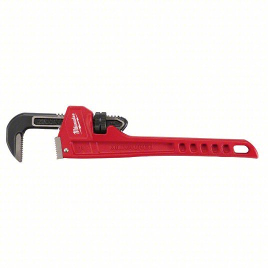 Milwaukee 48-22-7114 14 in L 2 in Cap. Alloy Steel Straight Pipe Wrench