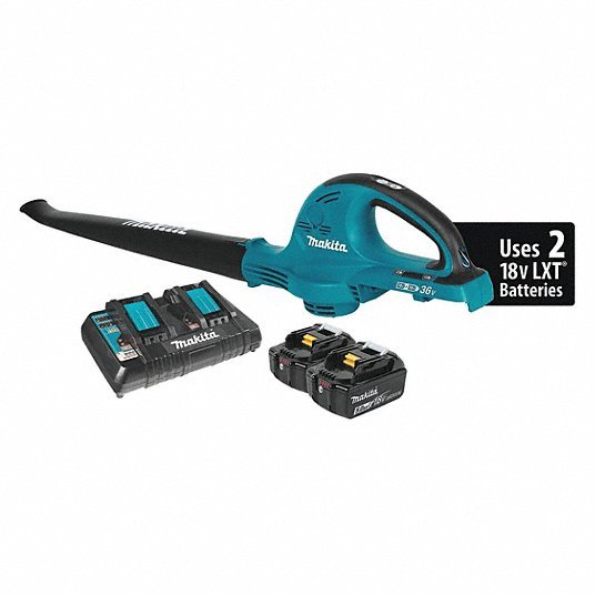 Makita XBU01PT Brushless Cordless Blower Kit, 155 cfm, 208 mph, 36 V, 8 lb