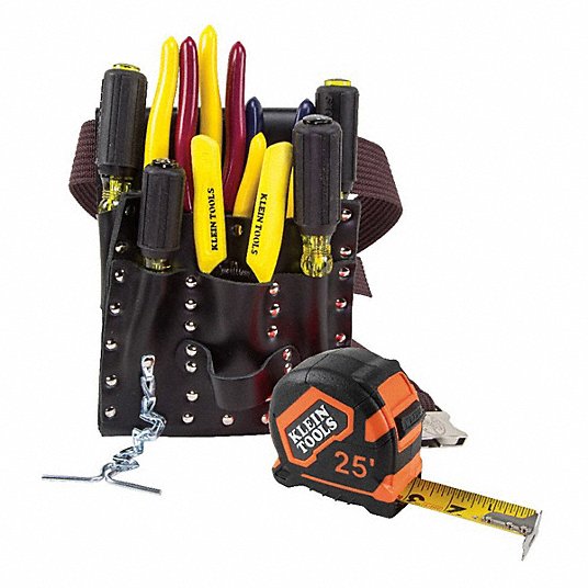 Klein 5300 Electricians Tool Kit 10 Total Pcs, Tool Pouch, 10 or less Pieces Range
