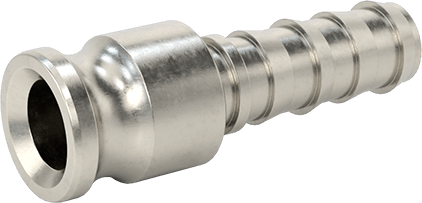 McMaster 53015K61 316 Stainless Steel Cam-and-Groove Hose Coupling Straight Plug, 3/4 Coupling Size x for 3/4" Hose ID
