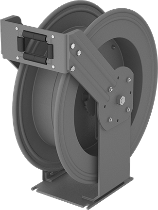 McMaster 5217K41 Automatic-Winding Hose Reel with Brass 3/8 NPT Female Inlet, for 75 Feet of Hose