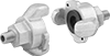 McMaster 5344K14 Twist-Claw Hose Coupling, Brass, 3/4 NPT Male End