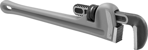 McMaster 5591A44 Gray-Painted Aluminum Pipe Wrench 10" Overall Length, 1-1/2" Maximum Jaw Capacity