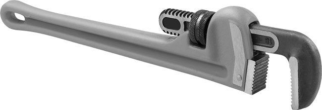 McMaster 5357A124 Pipe Wrench with Straight 2 in Maximum Capacity Jaw, 12 in Long, Red-Painted Iron