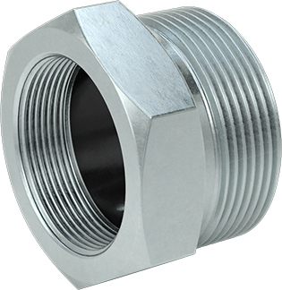 McMaster 5360K81 Hex Bushing for 2" for Hose ID Interlocking-Clamp Hose Adapter for Steam