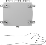 McMaster 5376K428 Versa - Mount Polycarbonate Washdown Enclosure Corrosion - Resistant, White, Quick - Release, 10 - 9/16" X5 - 5/16" - Redwood.KV5376K428