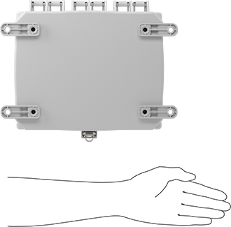 McMaster 5376K428 Versa - Mount Polycarbonate Washdown Enclosure Corrosion - Resistant, White, Quick - Release, 10 - 9/16" X5 - 5/16" - Redwood.KV5376K428