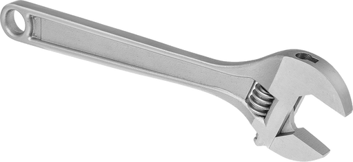 McMaster 5385A25 Chrome-Plated Adjustable Wrench 18" Overall Length, 2-3/8" Maximum Jaw Capacity