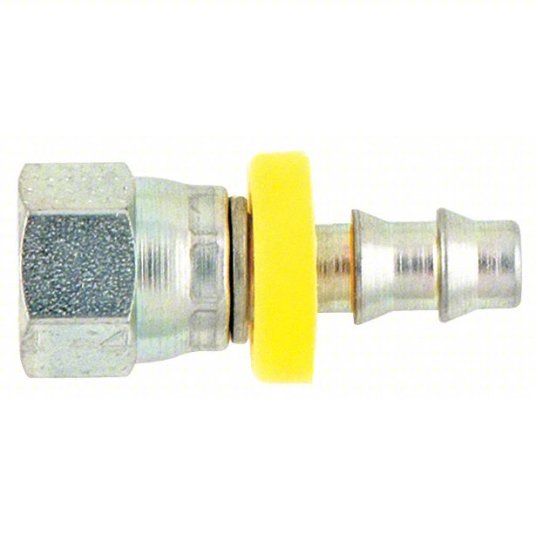 Parker 30682-4-4B Barbed Hydraulic Hose Fitting -4 For Hose Dash Size, For 1/4 in Hose I.D., JIC x Hose Barb