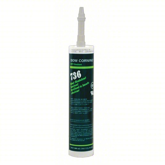 Dow Corning 99179248 Gasket Sealant 736, 10.14 fl oz, Cartridge, Red, For Food and Beverage Processing