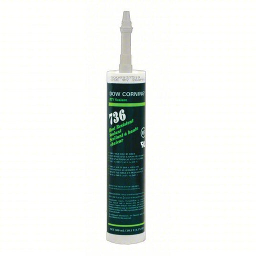Dow Corning 99179248 Gasket Sealant 736, 10.14 fl oz, Cartridge, Red, For Food and Beverage Processing