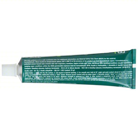 Dow Corning 2423472 Gasket Sealant 736, 3.04 fl oz, Tube, Red, For Food & Beverage Processing