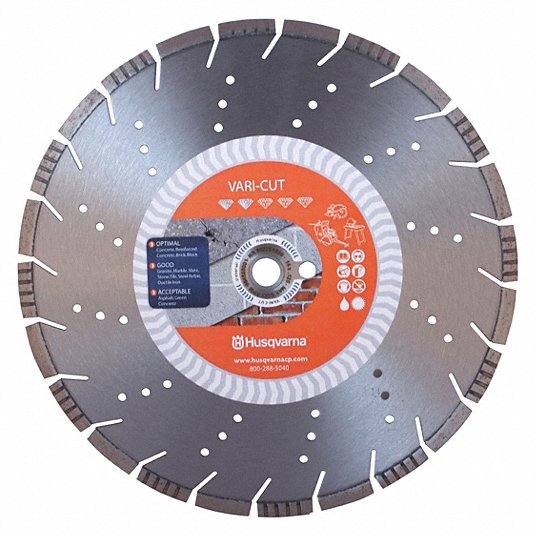 Husqvarna Vari-Cut S45 14 Diamond Saw Blade, Demolition, 14" dia.