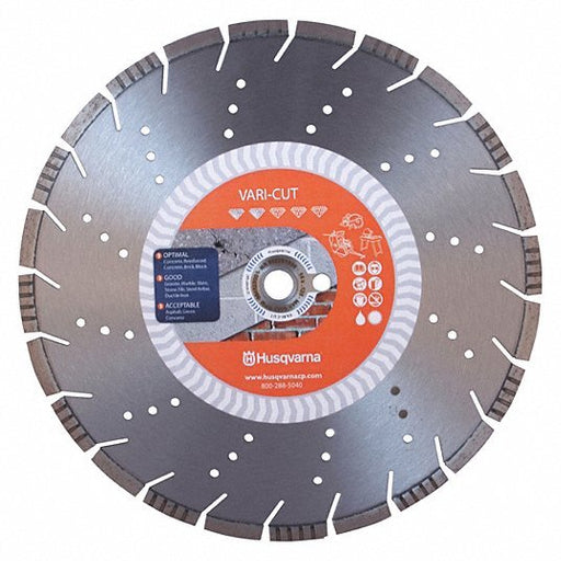 Husqvarna Vari-Cut S45 14 Diamond Saw Blade, Demolition, 14" dia.