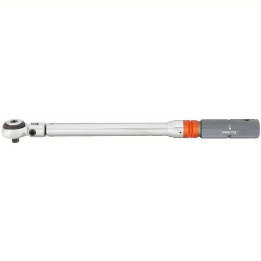 Proto J6012FC Micrometer Torque Wrench Foot-Pound, 3/8 in Drive Size, 10 ft-lb to 100 ft-lb