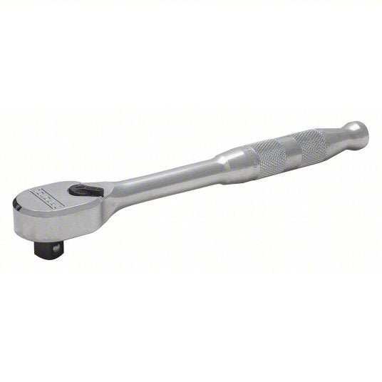 Proto J5449HTC Hand Ratchet Pear, Reversing, 10 1/2 in Overall Lg, Chrome, 4° Min Arc Swing