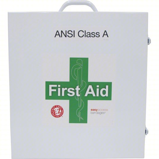 Redwood 9999-7513 First Aid Kit and Housing 563 Components, ANSI/ISEA Z308.1-2015, Type I, Class A