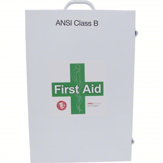 Redwood 9999-7502 First Aid Kit and Housing 760 Components, ANSI/ISEA Z308.1-2015, Type I, Class B