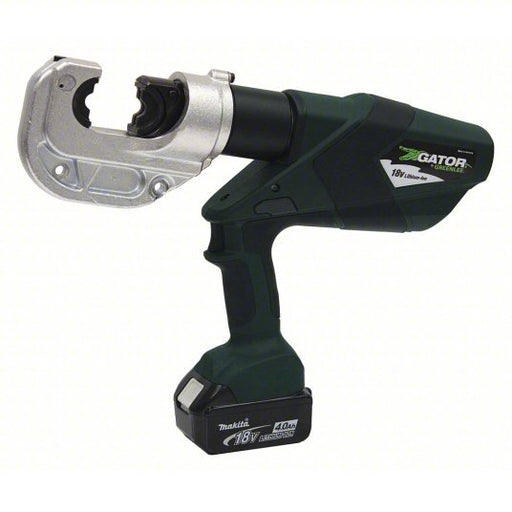 Greenlee EK1240LX11 Cordless Crimping Tool 18 V, Die Head, 750 kcmil Max Copper, For U Dies, C-Head Head