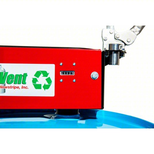 Newstripe 10004700 Aerosol Can Recycling System 1 Can Capacity, Can Counter Included, Carbon Filter