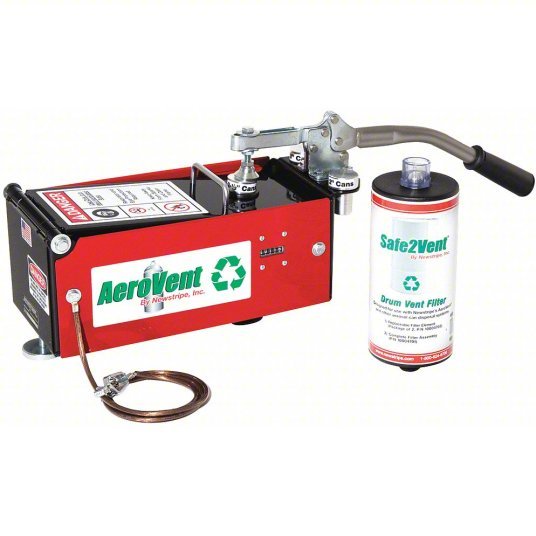 Newstripe 10004700 Aerosol Can Recycling System 1 Can Capacity, Can Counter Included, Carbon Filter