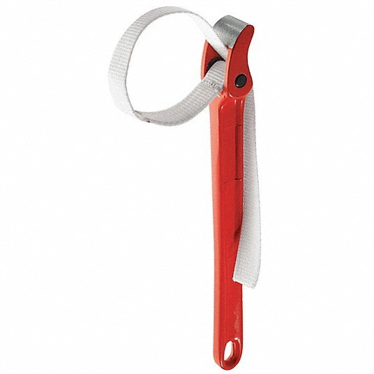 Rothenberger 70240 Strap Wrench For 3 1/2 in Outside Dia, 13 in Handle Lg, 1 1/4 in Strap Wd, Aluminum