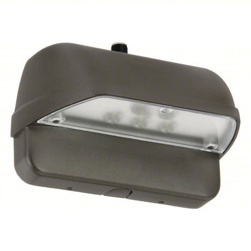 Hubbell EXO LNC - 7LU - 5K - 4 - 1 Wall Pack LED, 1,557 lm, 5000K, 17 W, 120 to 277V AC, Type IV, 5 1/4 in Overall Ht - Redwood.KV53VZ56