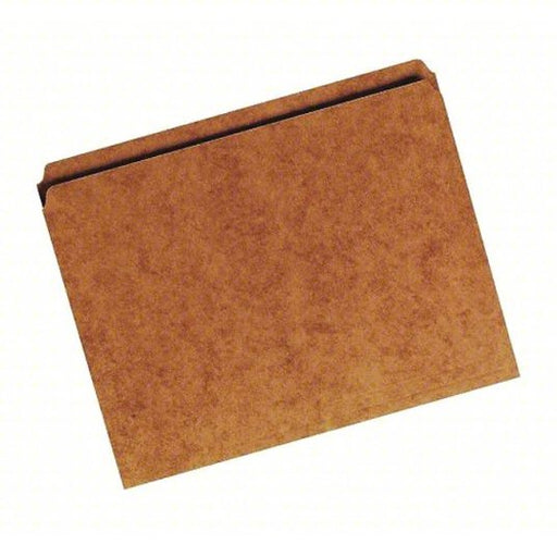 Ability One 7530-00-222-3443 File Folders Letter, Straight, 8 1/2 in Ht, 11 in Wd, 3/4 in Expanded Wd, Brown, 100 PK