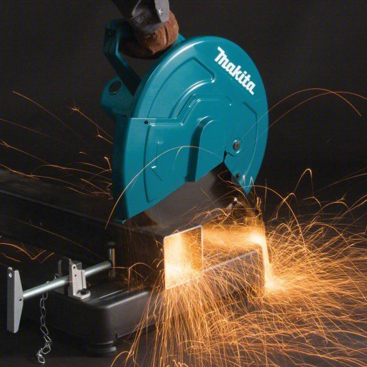 Makita LW1401 Chop Saw 14 in Blade Dia., 3,800 RPM Max. Blade Speed, 5 in Round Cut Capacity @ 0 Deg.