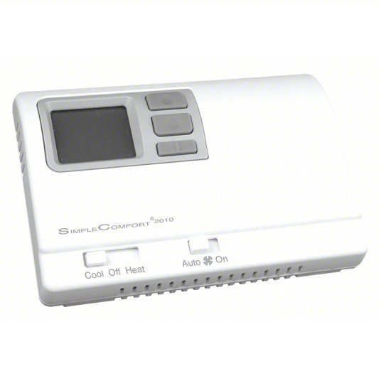 ICM SC2010L Low Voltage Thermostat Heat and Cool, Manual, Auto/On, Cool-Heat-Off, Cool-Heat-Off/Auto-On