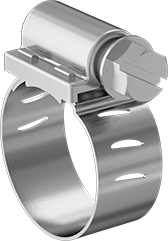 McMaster 5415K33 Worm-Drive Clamps for Firm Hose and Tube Steel Screw, 1/2" Band Width, 9/16" to 1-1/16" Clamp ID
