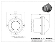 McMaster 5436K371 Suction Strainer with Backflow-Prevention Valve Iron 4 NPT Female Connection