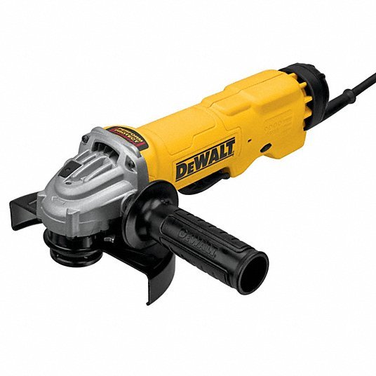 Dewalt DWE43144 Angle Grinder 13 A, 9,000 RPM Max. Speed, Paddle, 6 in Wheel Dia, 120V AC