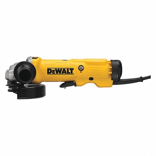 Dewalt DWE43144 Angle Grinder 13 A, 9,000 RPM Max. Speed, Paddle, 6 in Wheel Dia, 120V AC