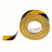 3M Safety Walk 613 Anti-Slip Tape Coarse, 60 Grit Size, Striped, Black/Yellow, 2 in x 60 ft, 36 mil Tape Thick, Rubber