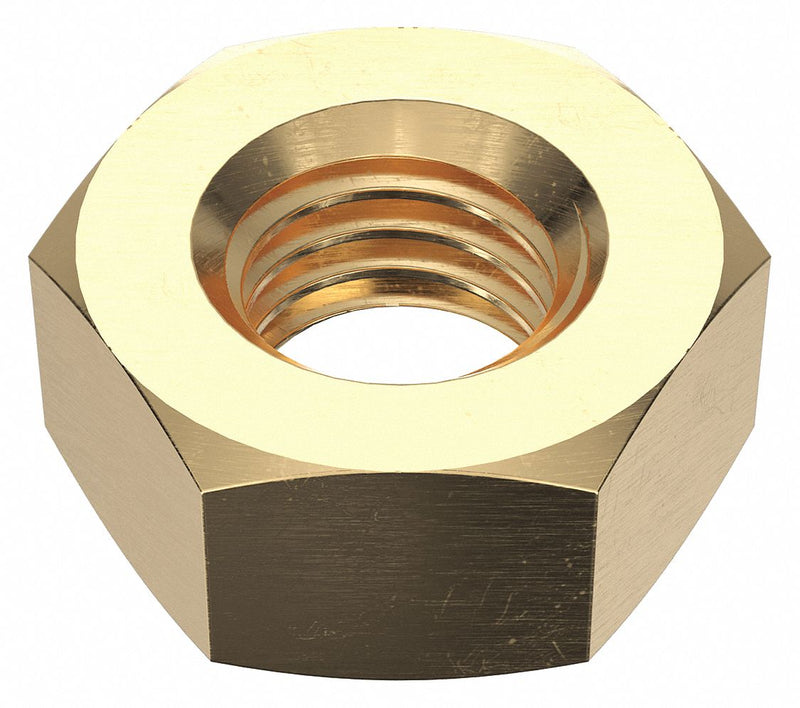 Approved Vendor M04122.100.0001 Hex Nut, Std Hex, M10x1.50 Thread, 17 mm Hex Wd, 8 mm Hex Ht, Steel, Class 10, Zinc Yellow, 100 PK