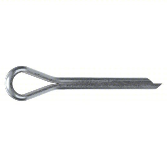 Fabory M39350.080.0063 Cotter Pin Extended Prong, Metric, 8 mm Pin Dia, 63 mm Shank Lg, Steel, Ungraded, 50 PK