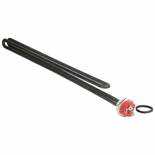 Rheem SP10869QL Water Heater Element: LWD, 6,000 W, 208V/240V AC, Threaded Pipe, 19.27 in Insert Lg